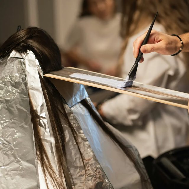 Balayage med mjuka övergångar och naturligt djup